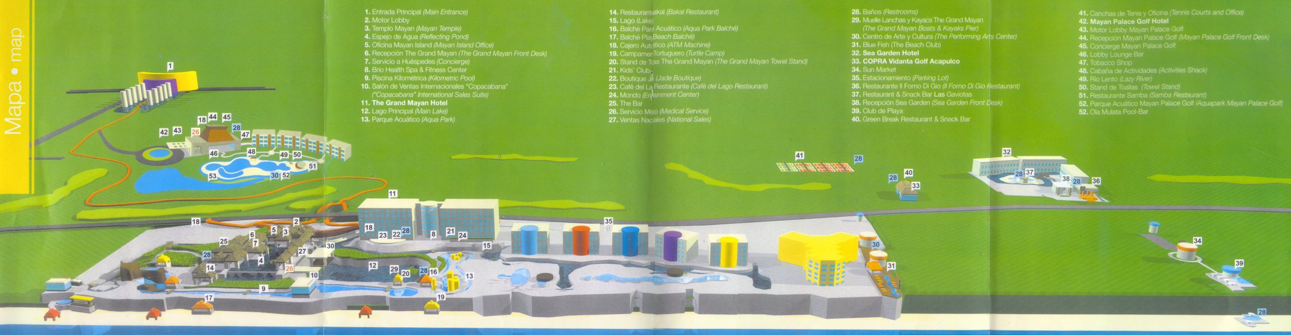 Mayan Palace at Vidanta Acapulco - map Acapulco - Mayan Palace at Vidanta Acapulco - map
