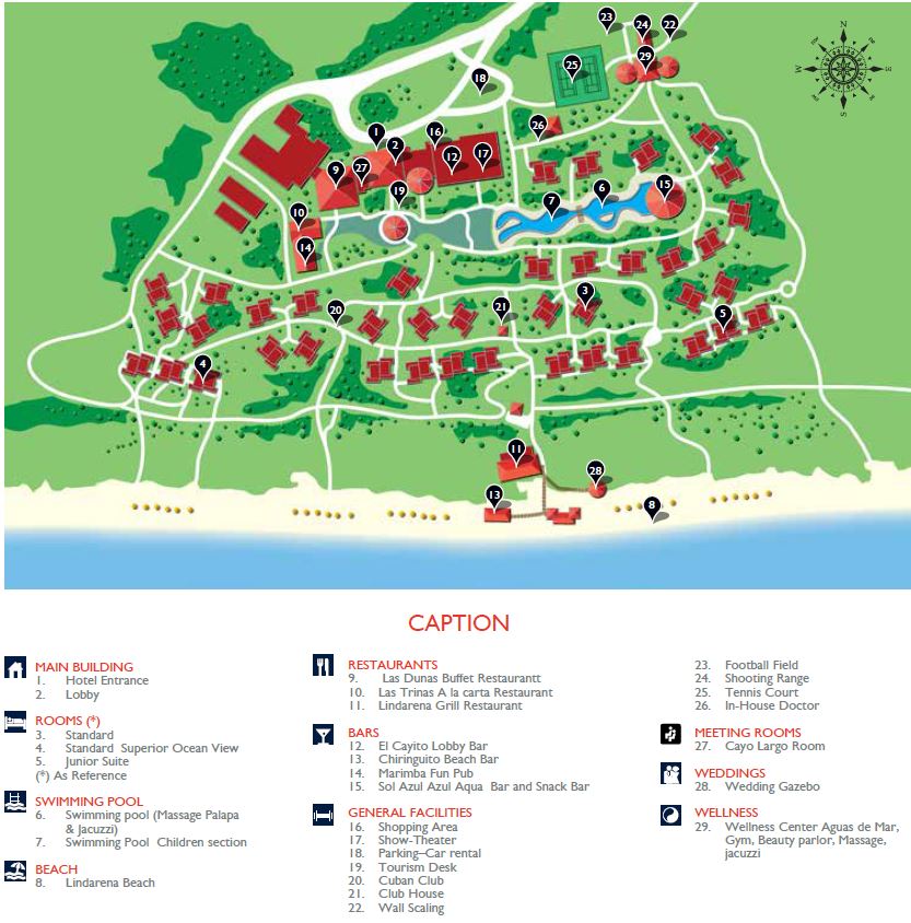 Memories Cayo Largo - map Cayo Largo - Memories Cayo Largo - map