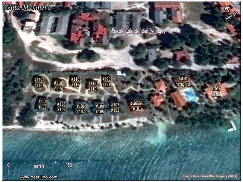 Villa Marina - map Cayo Largo - Villa Marina - map