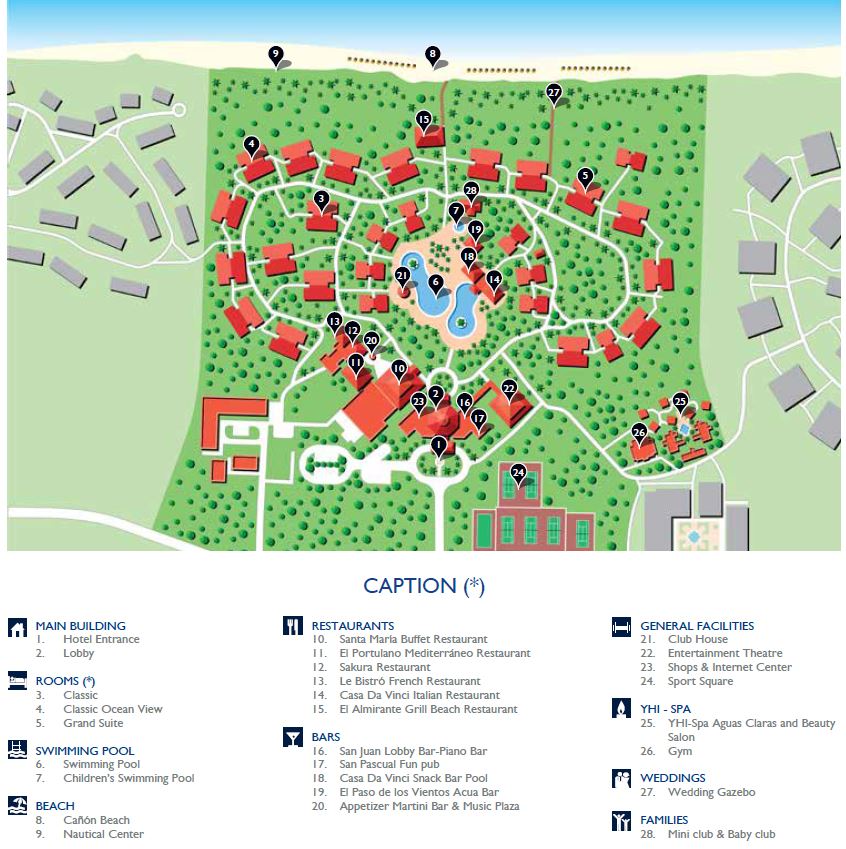 Melia Cayo Santa Maria - map Cayo Santa Maria - Melia Cayo Santa Maria - map
