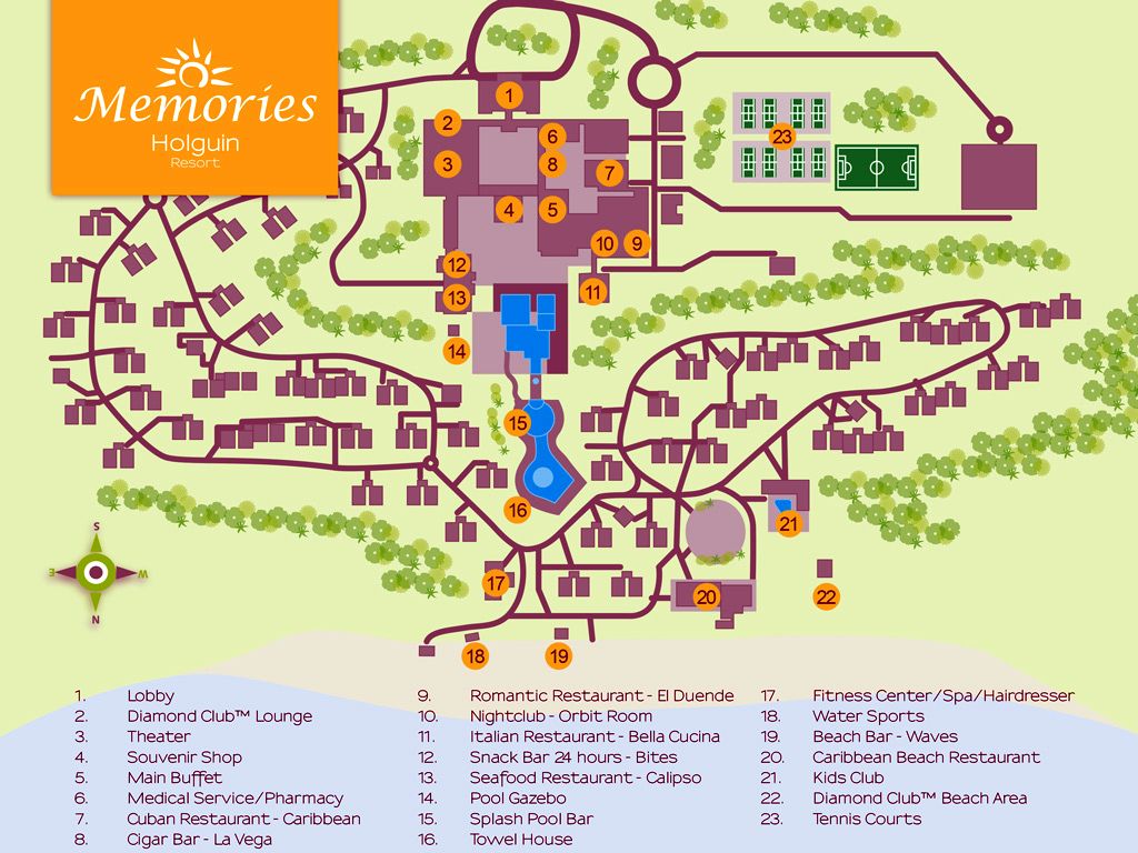 Sol Turquesa Beach - map Holguin - Sol Turquesa Beach - map