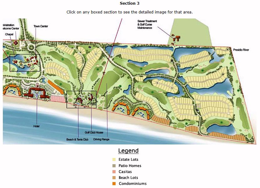 Estrella Del Mar - section 3 - map Mazatlan - Estrella Del Mar - section 3 - map