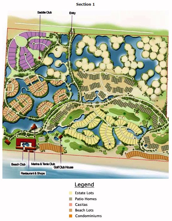Estrella Del Mar - section 1 - map Mazatlan - Estrella Del Mar - section 1 - map