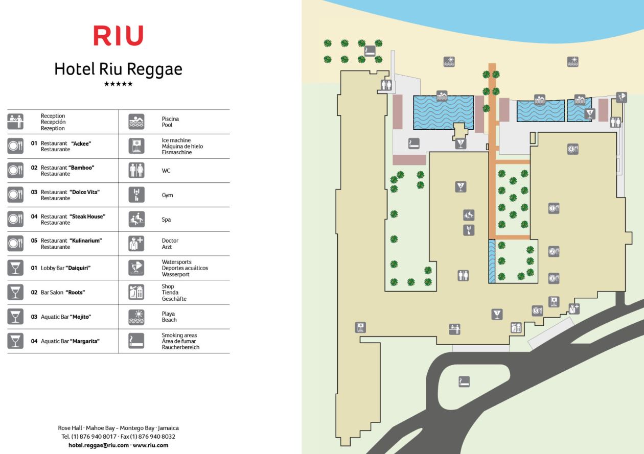 Riu Reggae map 1 Montego Bay - Riu Reggae - map