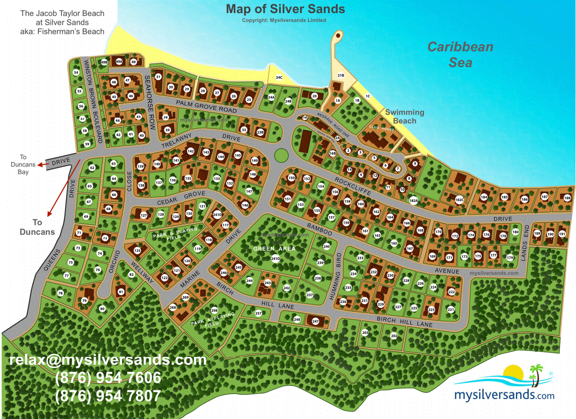 Silver Sands Vacation Villas map 1 Montego Bay - Silver Sands Vacation Villas - map