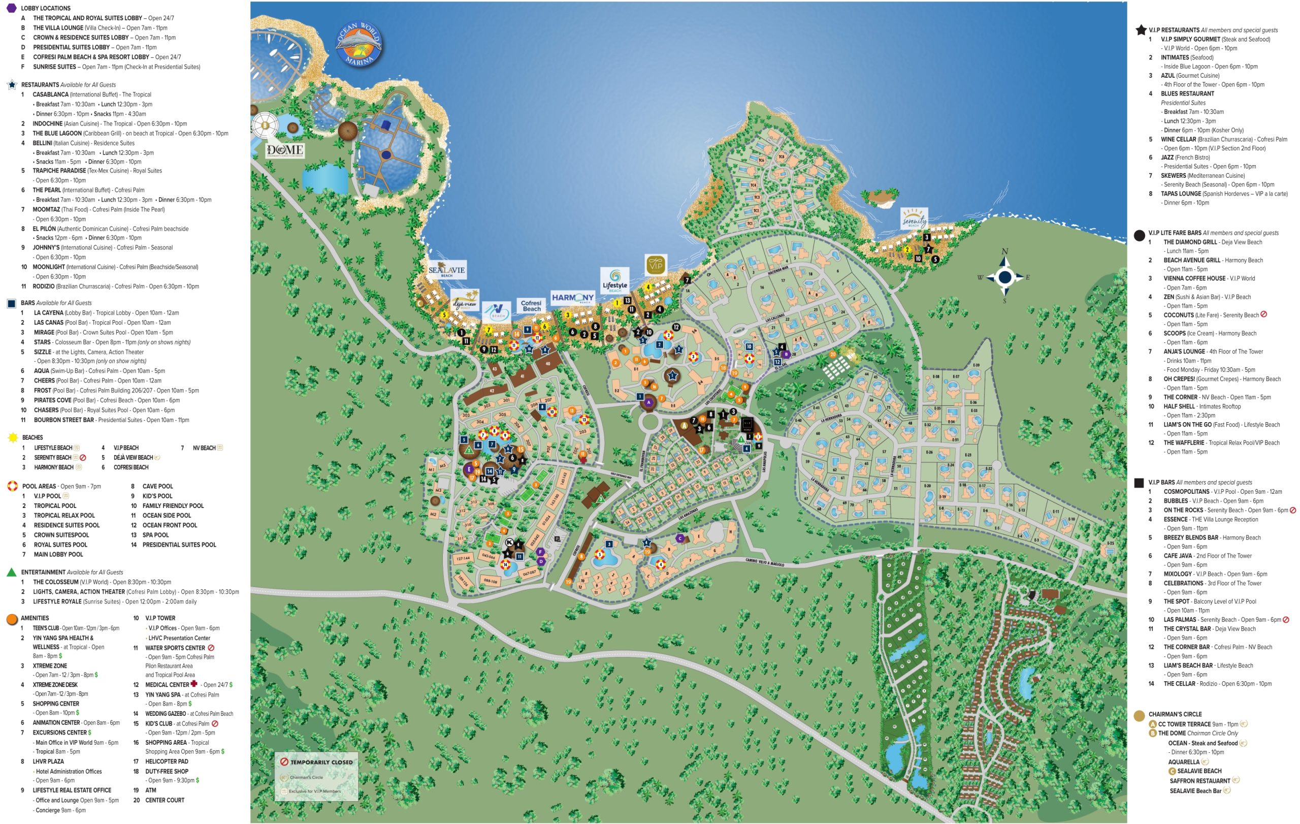 Cofresi Palm Beach & Spa Resort - map Puerto Plata - Cofresi Palm Beach & Spa Resort - map