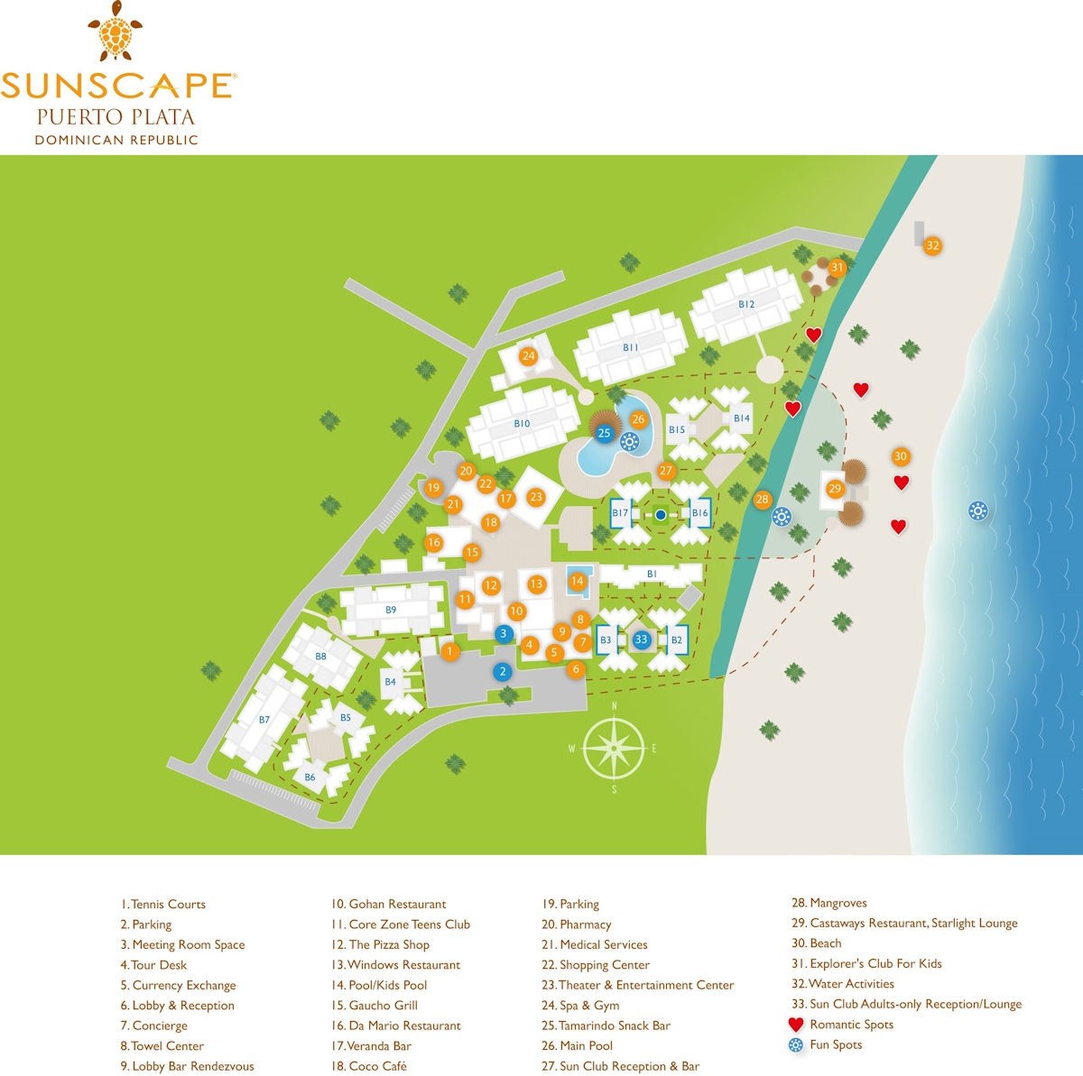Sea Horse Ranch - map Puerto Plata - Sea Horse Ranch - map