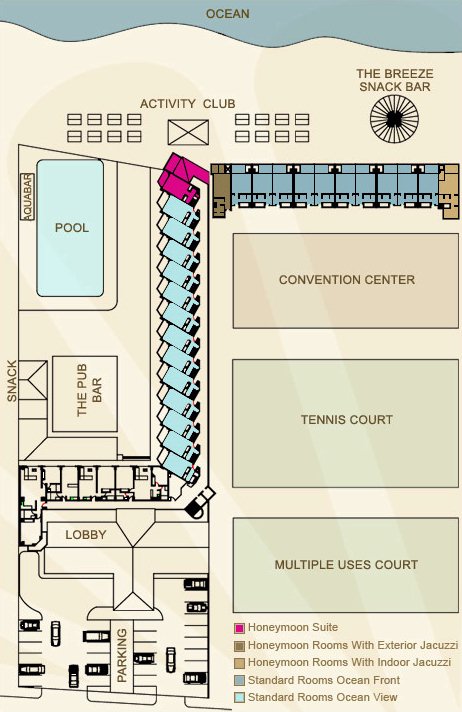 Crown Paradise Golden Resort - map Puerto Vallarta - Crown Paradise Golden Resort - map