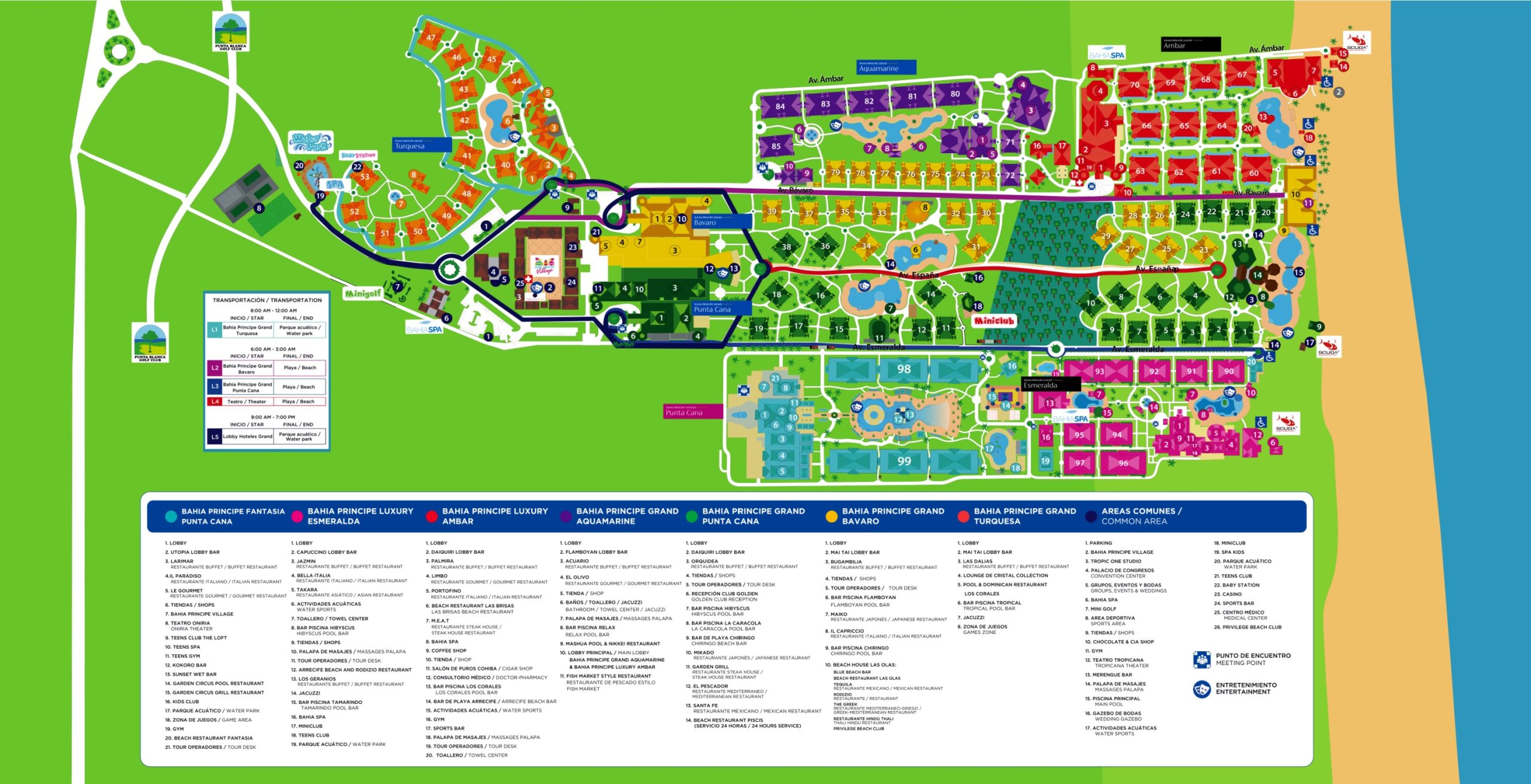 Bahia Principe Grand Turquesa Map Punta Cana - Bahia Principe Grand Turquesa Map