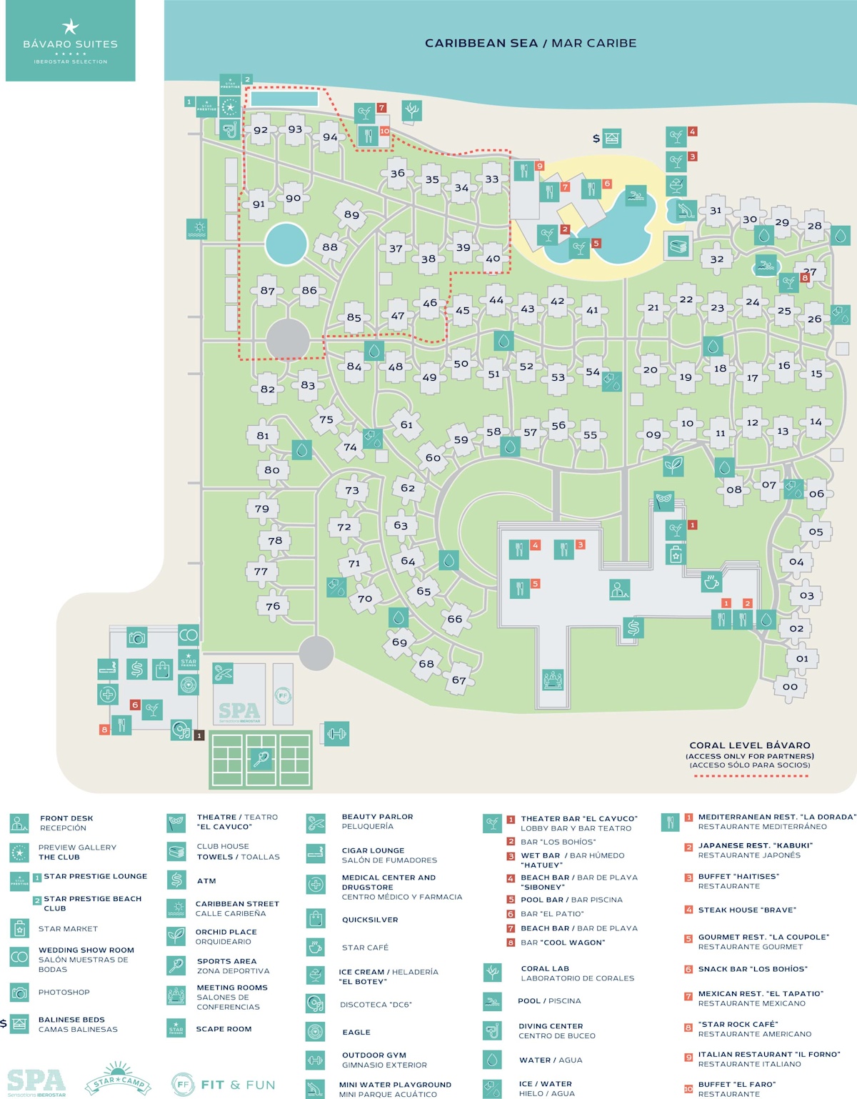 Iberostar Selection Bavaro Suites - map Punta Cana - Iberostar Selection Bavaro Suites - map