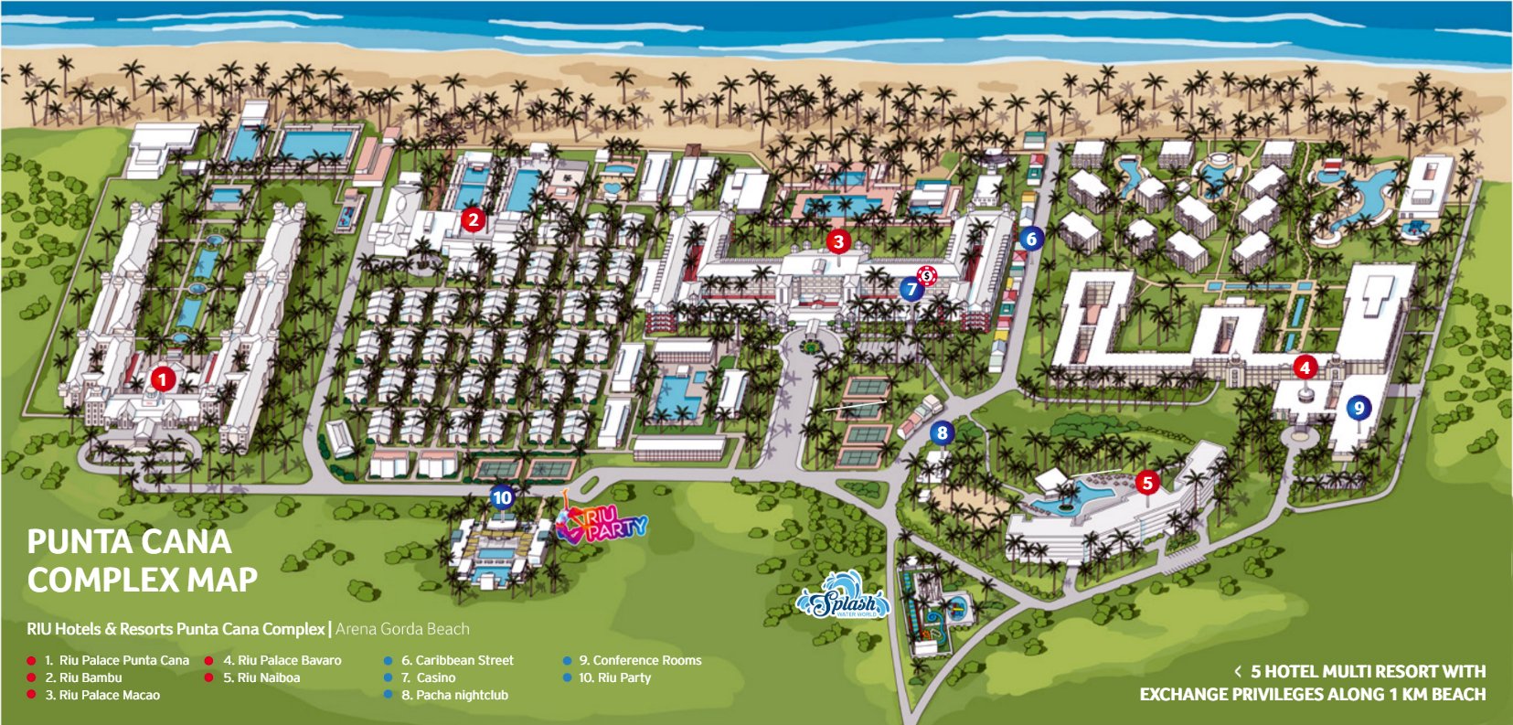 Riu Palace Punta Cana - map Punta Cana - Riu Palace Punta Cana - map