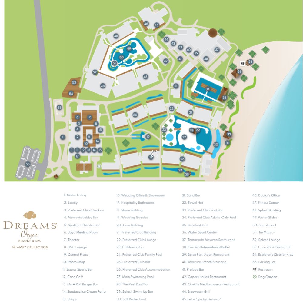 Dreams Onyx Resort & Spa Punta Cana - map Punta Cana - Dreams Onyx Resort & Spa Punta Cana - map