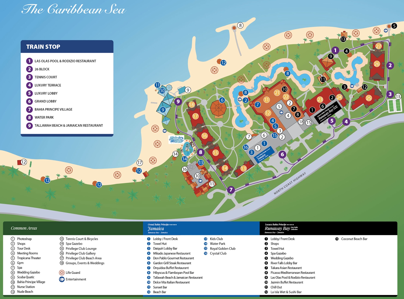 Bahia Principe Luxury Runaway Bay - map Runaway Bay - Bahia Principe Luxury Runaway Bay - map