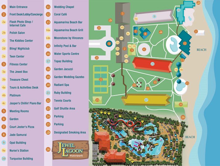 Jewel Runaway Bay Beach Resort & Waterpark map 1 Runaway Bay - Jewel Runaway Bay Beach Resort & Waterpark - map
