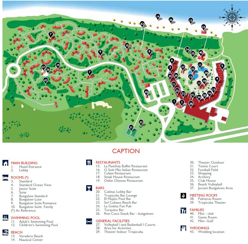 Sol Palmeras - map Varadero - Sol Palmeras - map