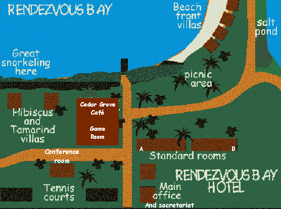 Rendez Vous Bay Hotel map 1 Anguilla - Rendez Vous Bay Hotel - map