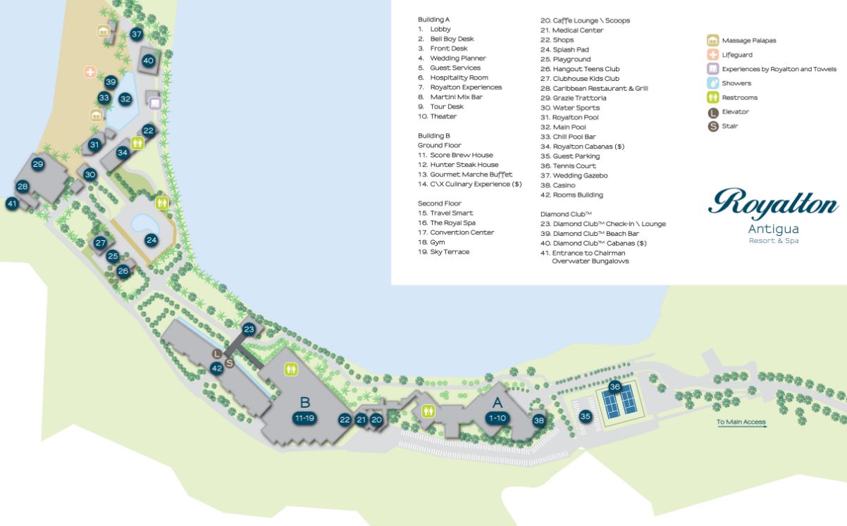 Royalton Antigua, An Autograph Collection All-Inclusive Resort & Casino map 1 Antigua & Bermuda - Royalton Antigua, An Autograph Collection All-Inclusive Resort & Casino - map