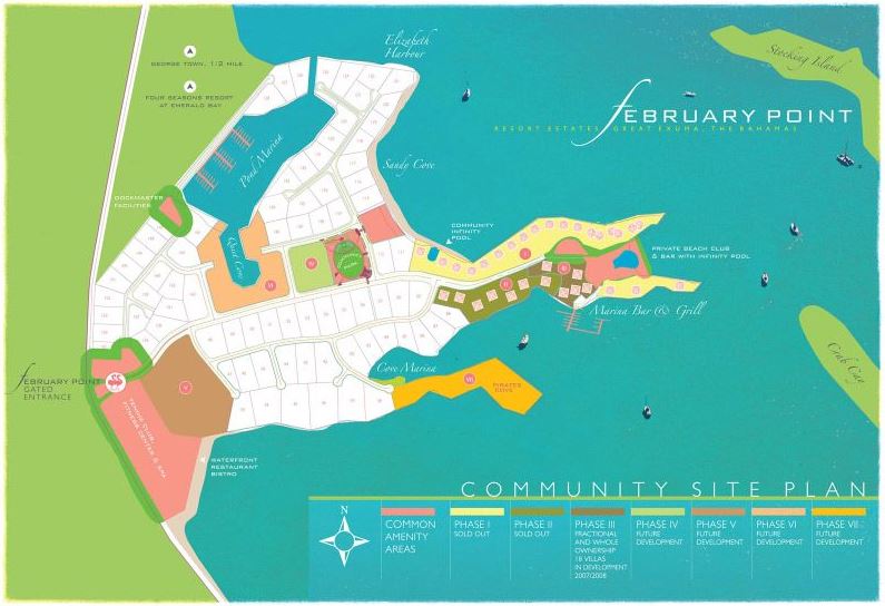February Point Resort map 1 Bahamas - February Point Resort - map