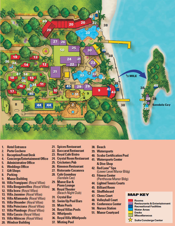 Sandals Royal Bahamian map Travel - Bahamas Sandals Royal Bahamian Map 