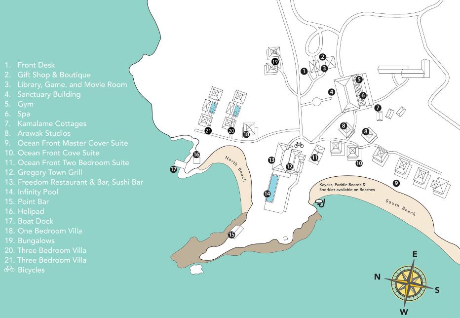 The Cove Eleuthera map 1 Bahamas - The Cove Eleuthera - map