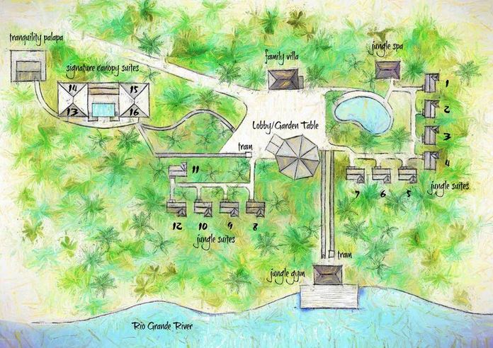 Copal Tree Lodge, A Muy'Ono Resort map 1 Belize - Copal Tree Lodge, A Muy'Ono Resort - map