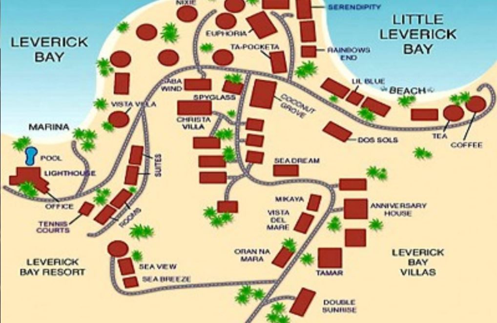Leverick Bay Resort map 1 British Virgin Islands - Leverick Bay Resort - map