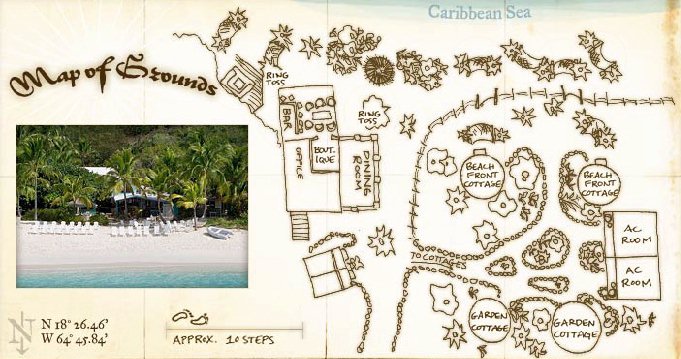 Sandcastle Hotel map 1 British Virgin Islands - Sandcastle Hotel - map