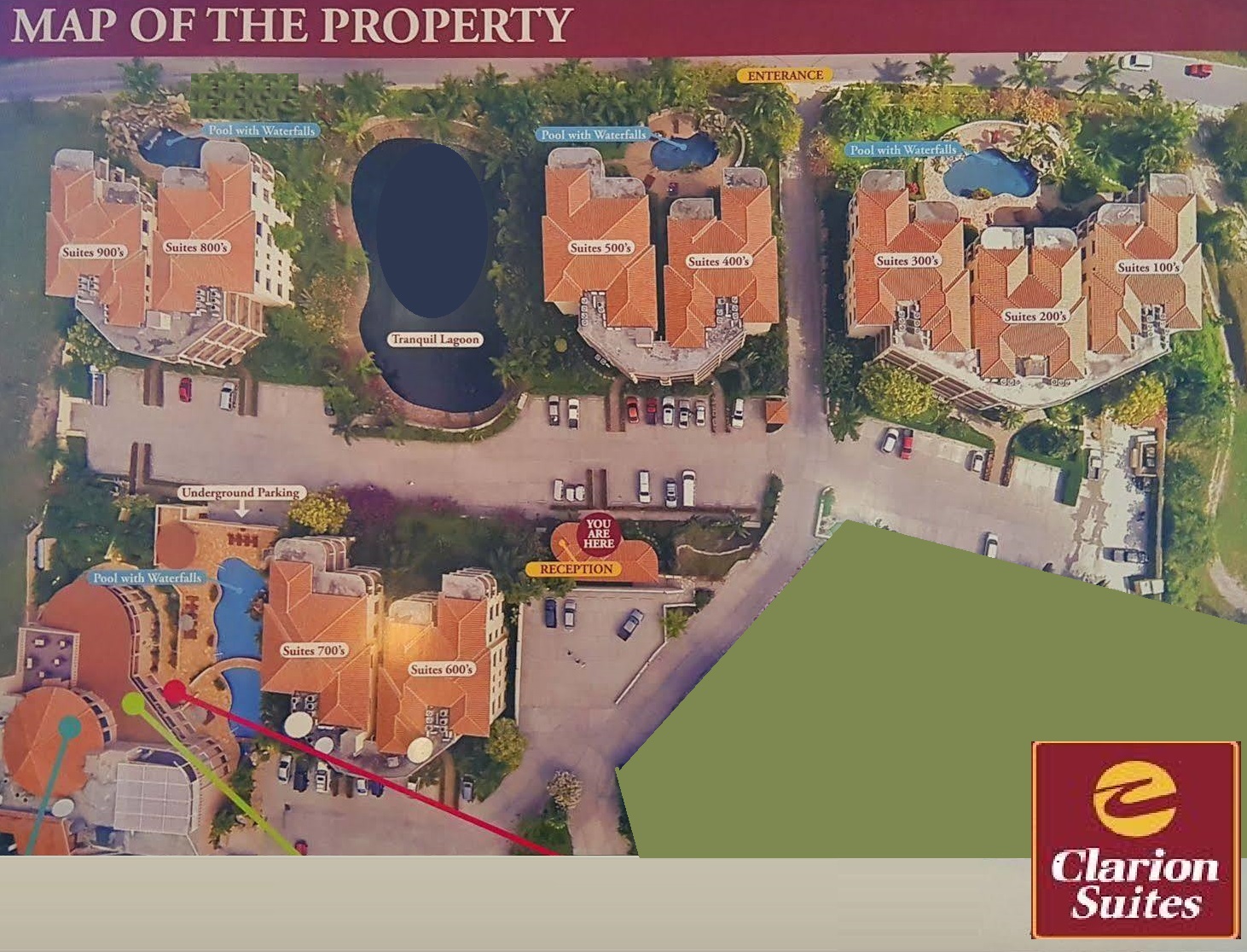 Clarion Suites Roatan at Pineapple Villas map 1 Honduras - Clarion Suites Roatan at Pineapple Villas - map