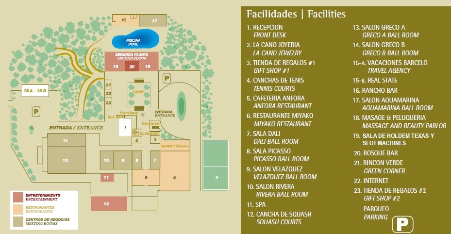 Barcelo San Jose map 1 Costa Rica - Barcelo San Jose - map
