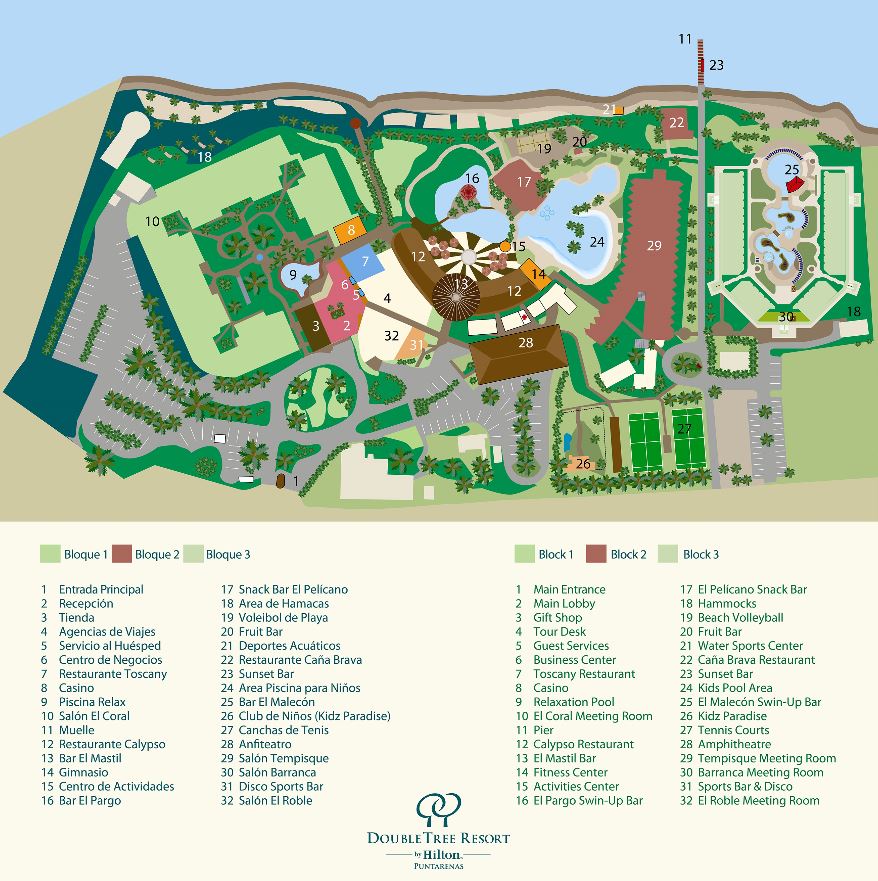 Fiesta Resort All-Inclusive map 1 Costa Rica - Fiesta Resort All-Inclusive - map