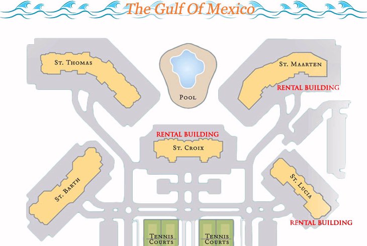 Silver Shells Beach Resort & Spa map 1 Florida West Coast - Silver Shells Beach Resort & Spa - map