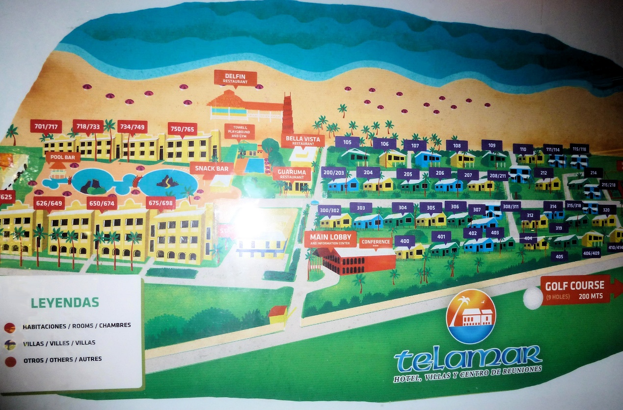 Telamar Resort map 1 Honduras - Telamar Resort - map