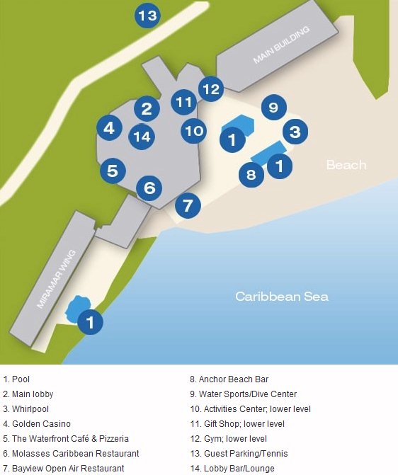 Sonesta Great Bay Beach Resort, Casino & Spa map 1 Saint Martin - Sonesta Great Bay Beach Resort, Casino & Spa - map