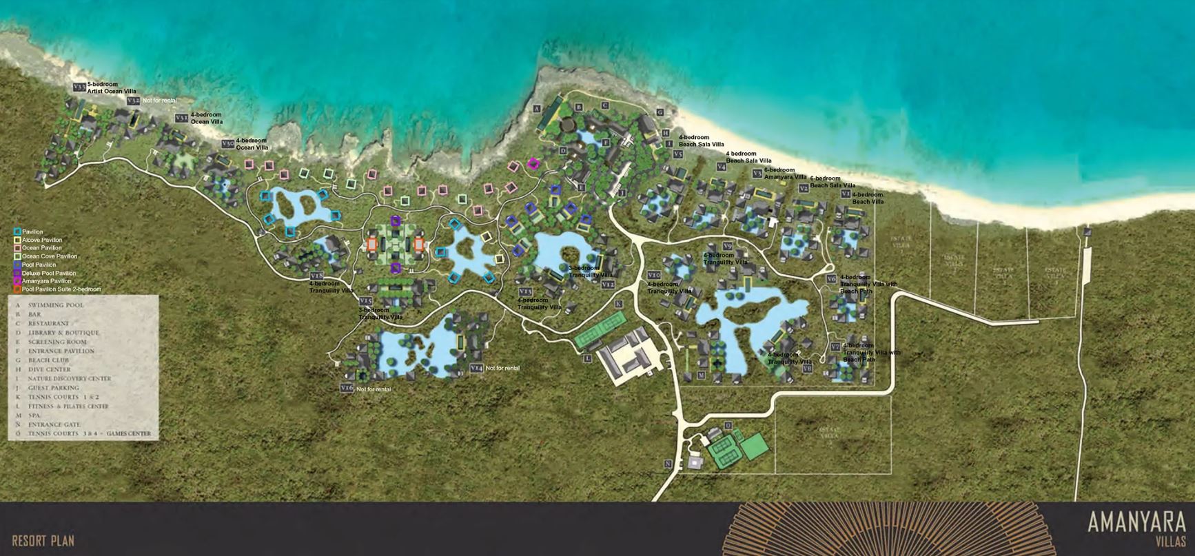 Amanyara map 1 Turks and Caicos Islands - Amanyara - map