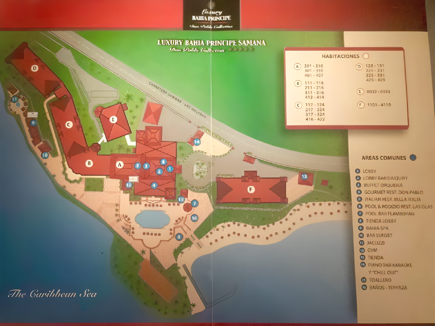 Bahia Principe Grand Samana - map Samana and Las Terrenas - Bahia Principe Grand Samana - map