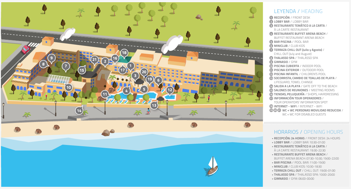 Elba Estepona Gran Hotel & Thalasso Spa - map Andalucia - Elba Estepona Gran Hotel & Thalasso Spa - map